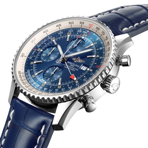 breitling navitimer gmt 48mm blue|breitling navitimer chrono 46mm watch.